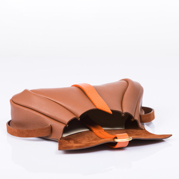 Pochette sac original cuir de luxe maroquinerie fabrique en france