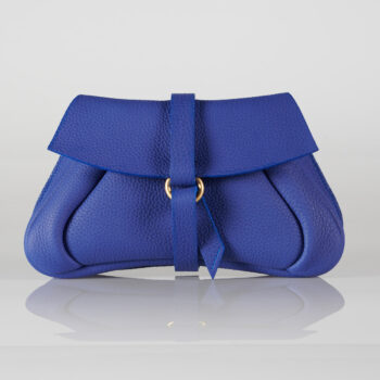 Sac à Main Cuir de Luxe Personnalisable - Le New Bleu d' Anjou