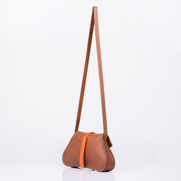 Pochette sac cuir de luxe maroquinerie fabrique en france