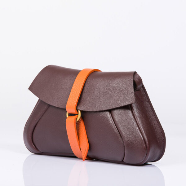Pochette sac cuir de luxe personnalisable maroquinerie fabrique en france