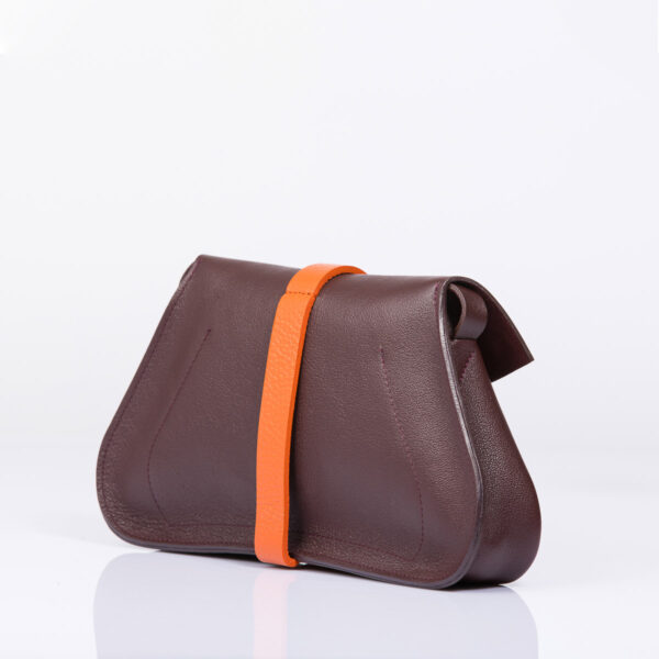 Pochette sac cuir de luxe personnalisable maroquinerie fabrique en france
