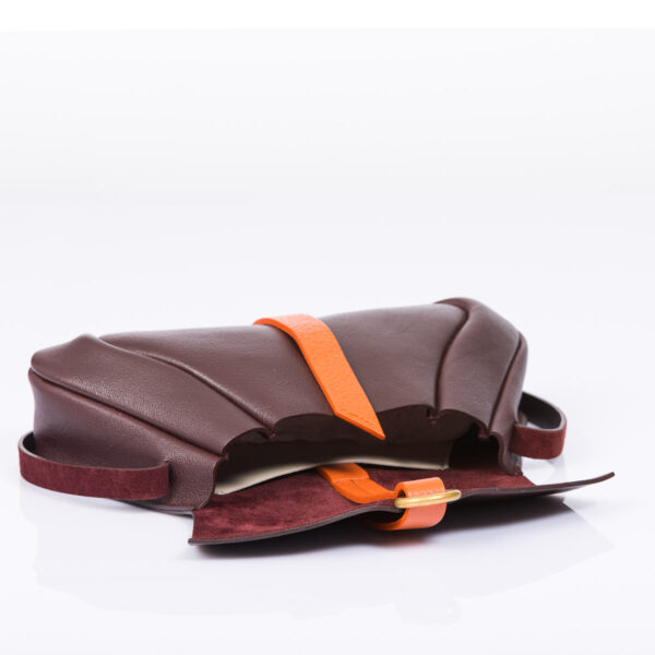 Pochette sac cuir de luxe personnalisable maroquinerie fabrique en france