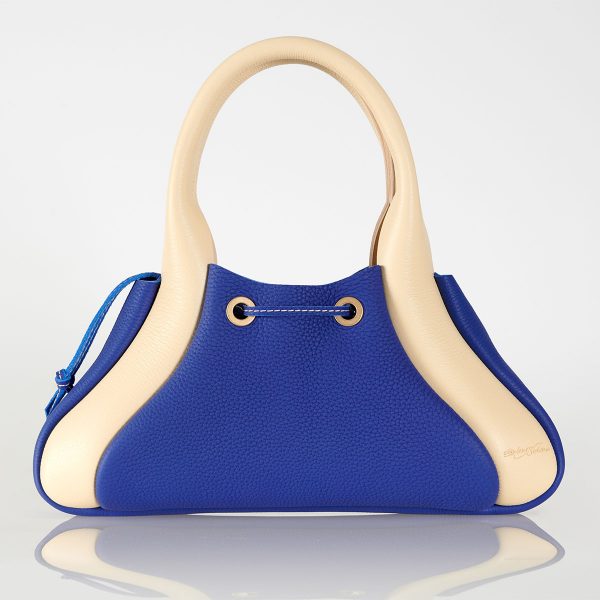 Sac à main Mariage Luxe Cuir Bleu Pacifique Personnalisable Maroquinerie CouleurSedona Fabriqué en France