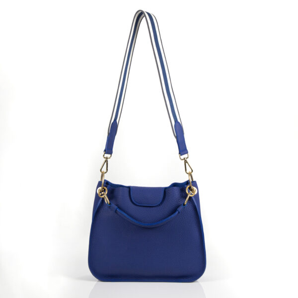 Sac a Main Femme Bleu Pacifique Cuir de Luxe création Maroquinerie Française CouleurSedona Fabriqué en France