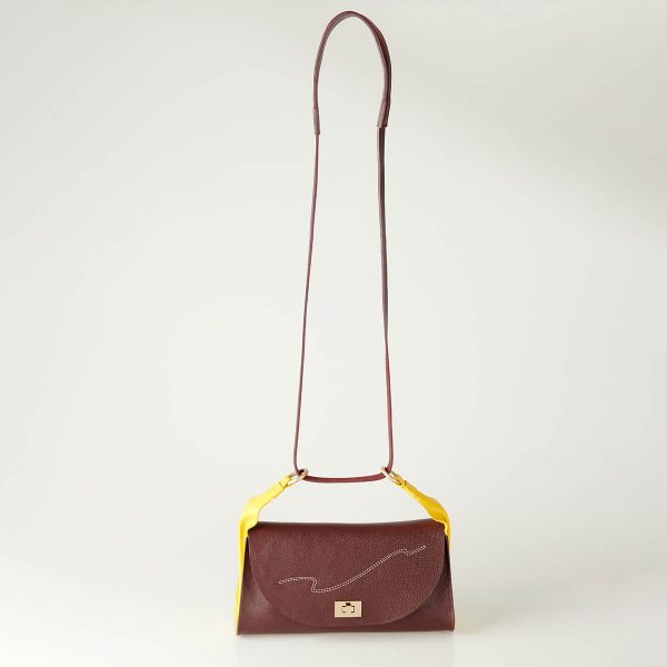 Pochette bandoulière en cuir de luxe