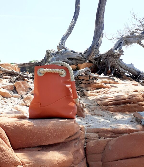 Sac Cabas Cuir de Luxe Création Maroquinerie Française CouleurSedona Fabriqué en France